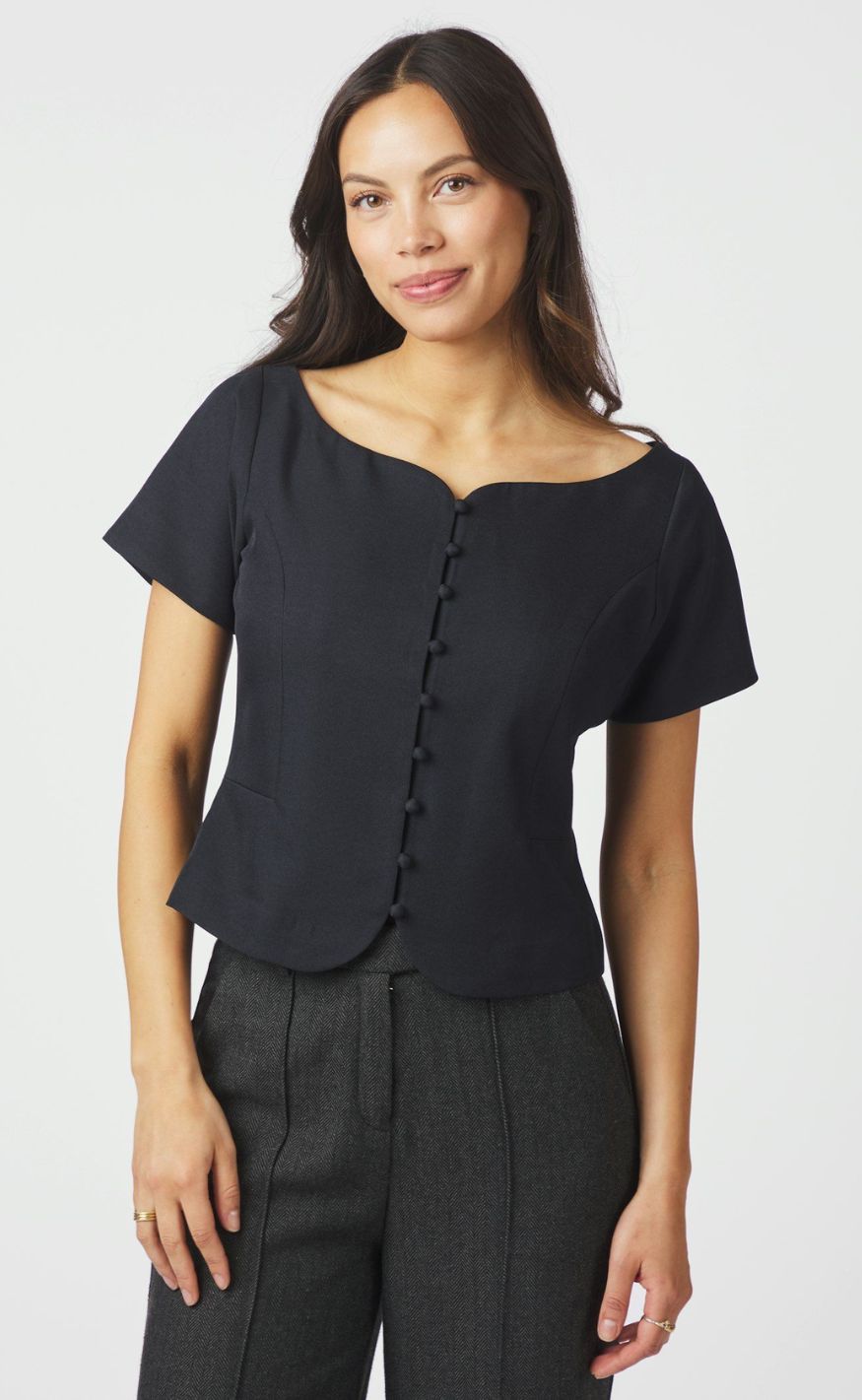 Neo Noir Topp - Tango Structure - Dark Navy