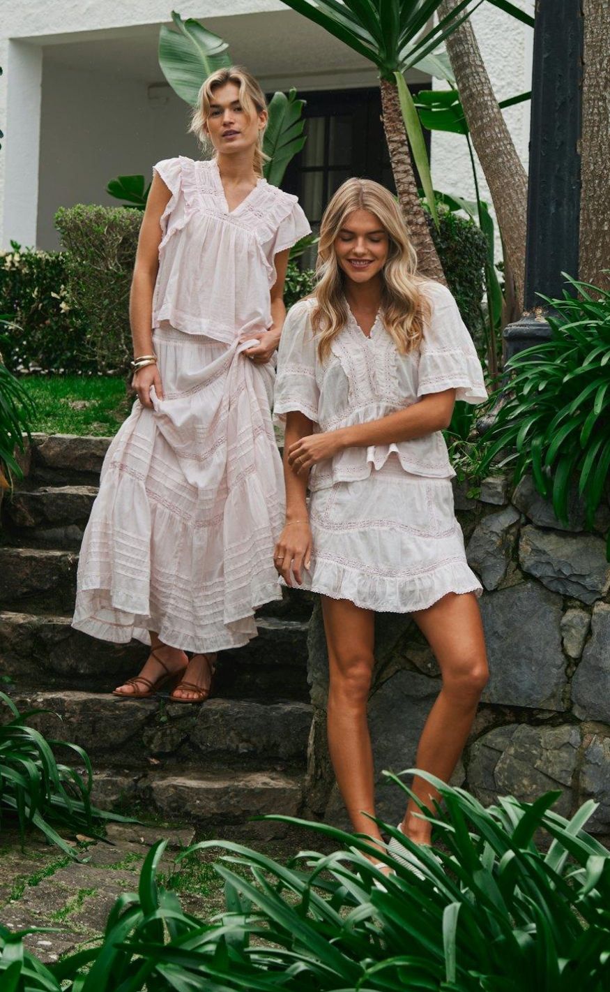 Neo Noir Topp - Evienne S Voile - Light Pink