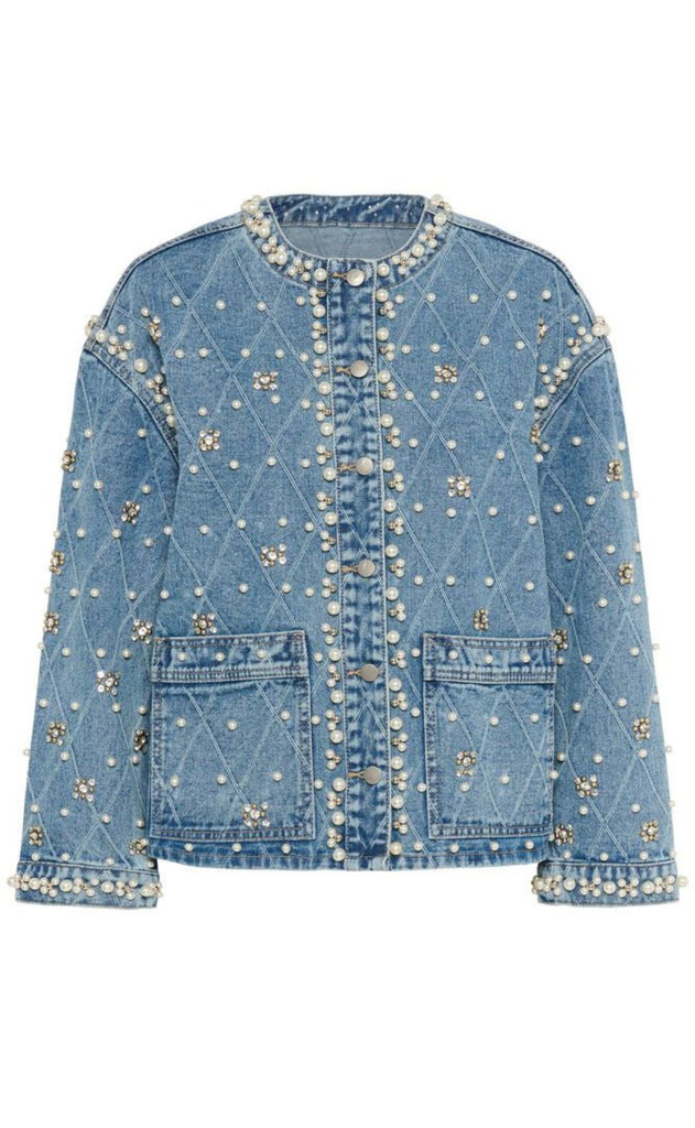 Culture Jakke - Alys Denim - Light Blue Wash