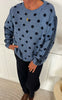 Marta Du Chateau Strikkegenser - Bellora - Jeans/Navy