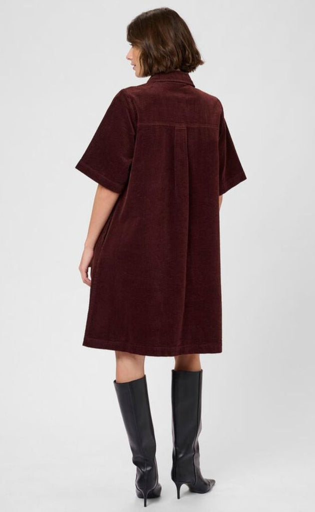 Culture Kjole - Baela Klay - Bitter Chocolate