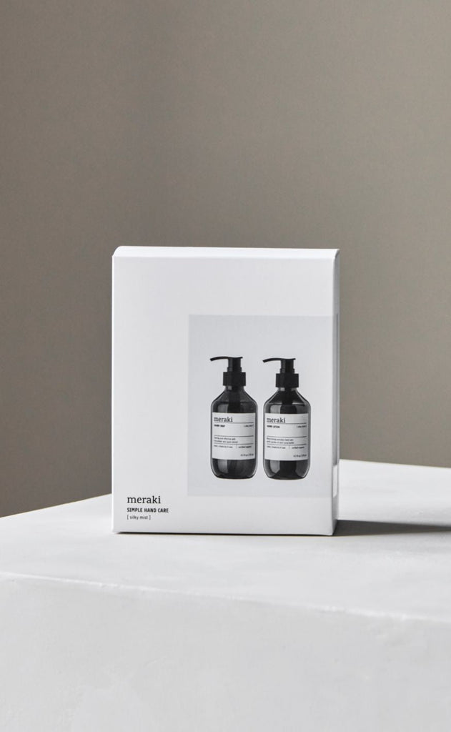 Meraki Gaveæske - Håndsæbe og håndcreme ''Simple Handcare'' 2x275 ml - Silky Mist
