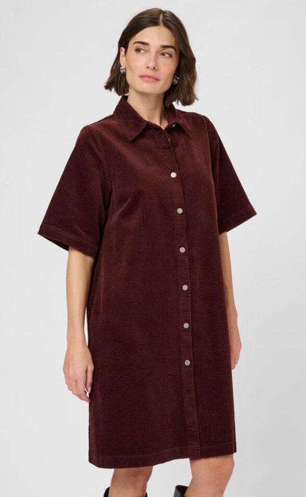 Culture Kjole - Baela Klay - Bitter Chocolate