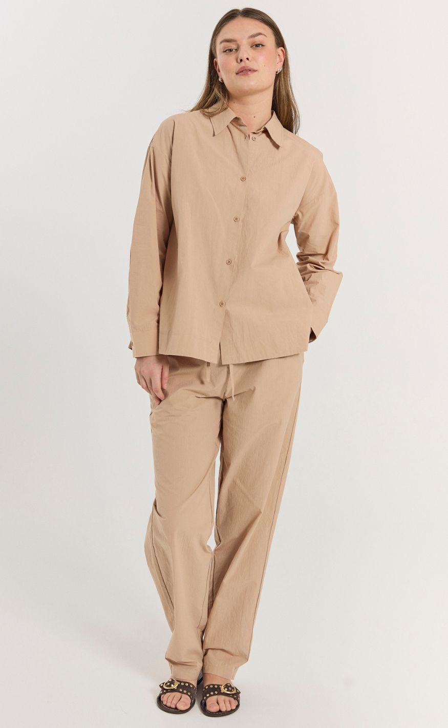 Freequent Bukser - Jally - Simply Taupe