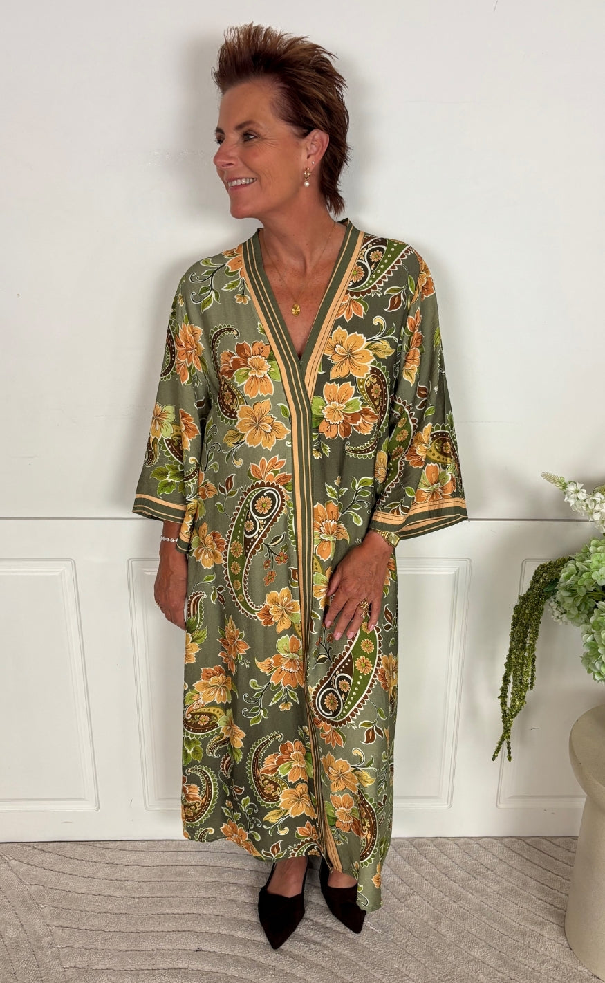 Marta Du Chateau Kjole - Stefania - Military4603tpe