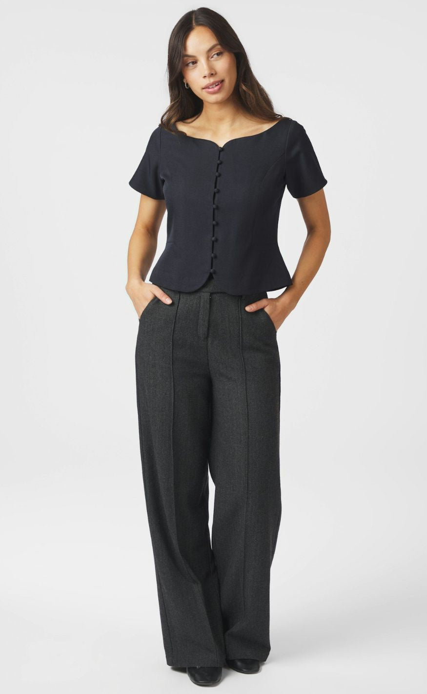 Neo Noir Topp - Tango Structure - Dark Navy
