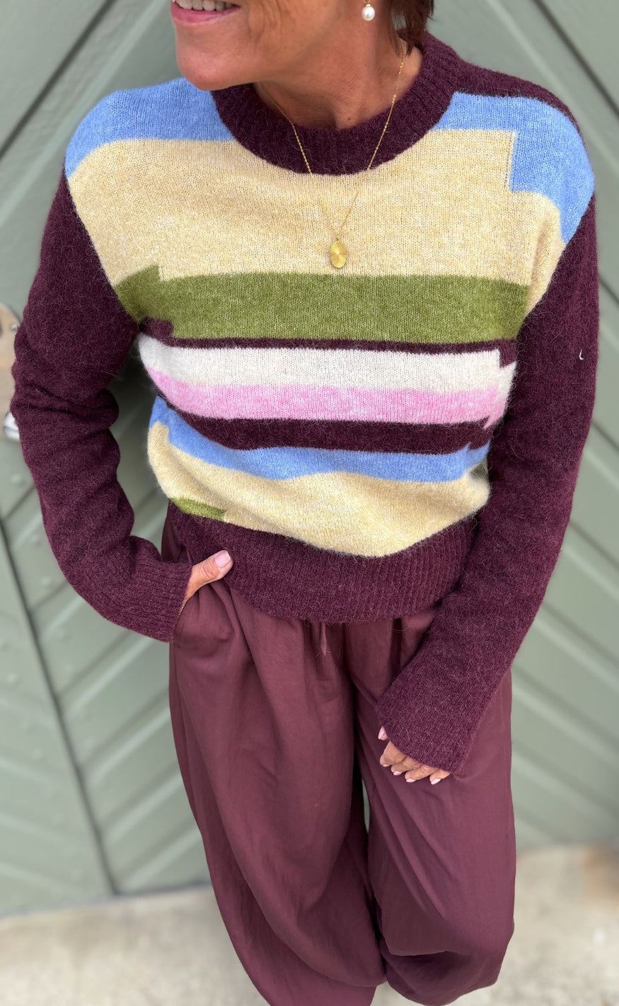 Nümph Pullover - Riette Pixel - Fig