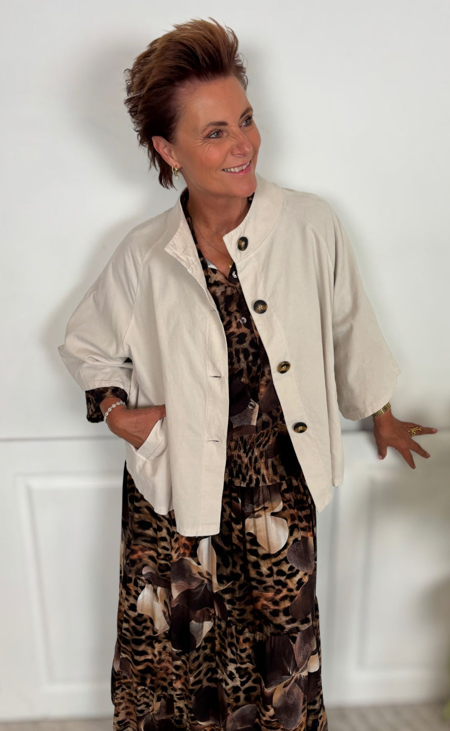 Marta Du Chateau Jakke - Jessamy - Beige81038