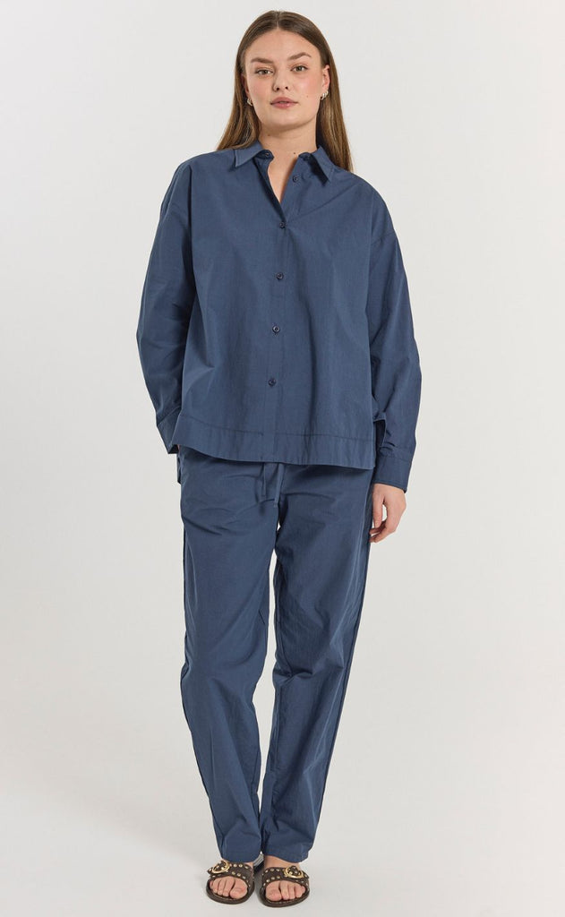 Freequent Skjorte - Jally - Navy Blazer