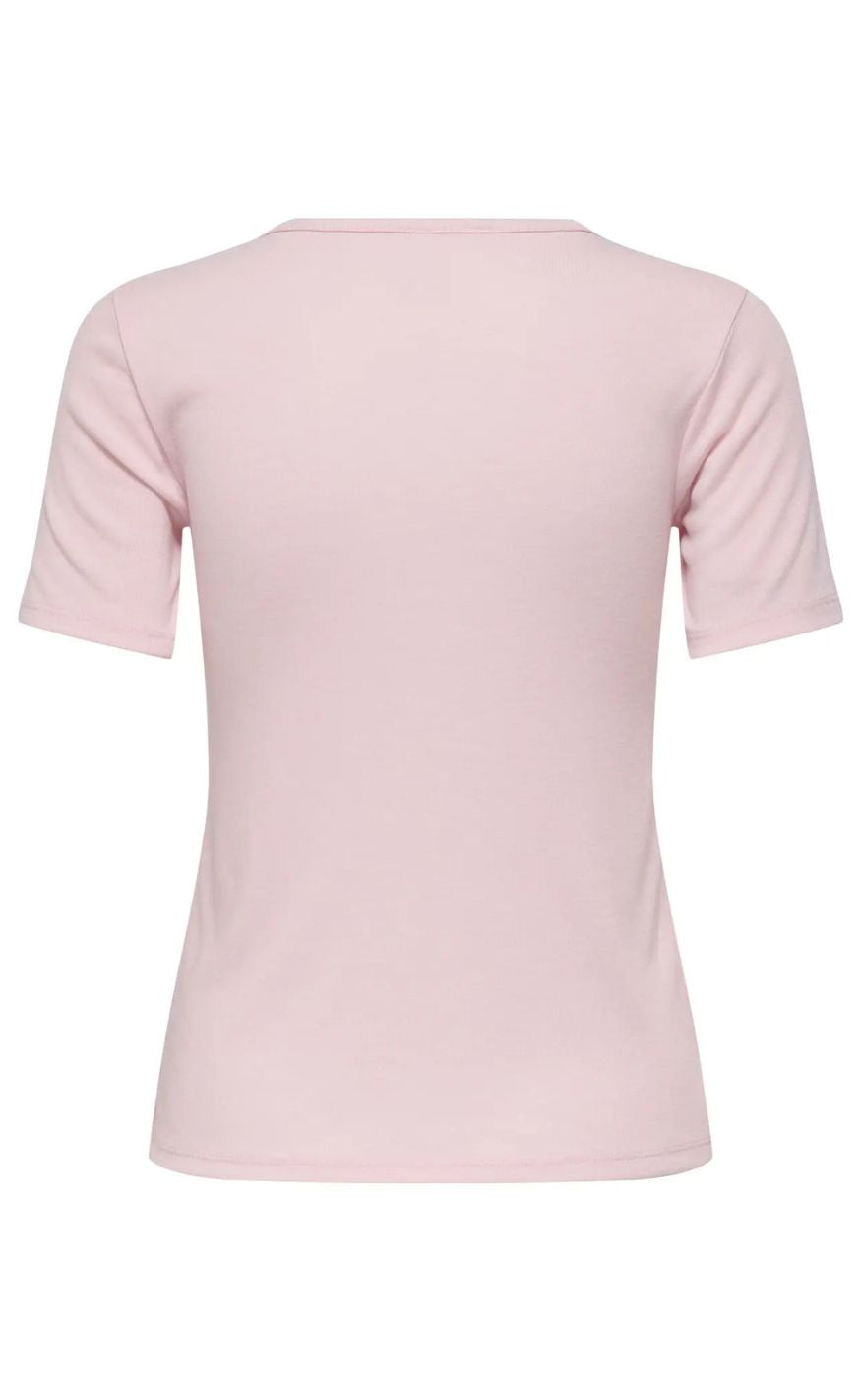 ONLY Topp - Elli - Parfait Pink Heart
