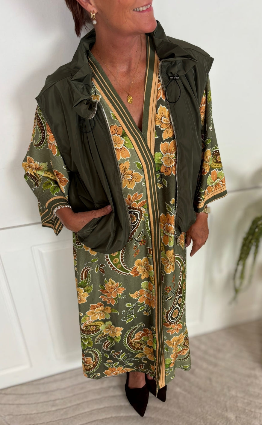 Marta Du Chateau Kjole - Stefania - Military4603tpe