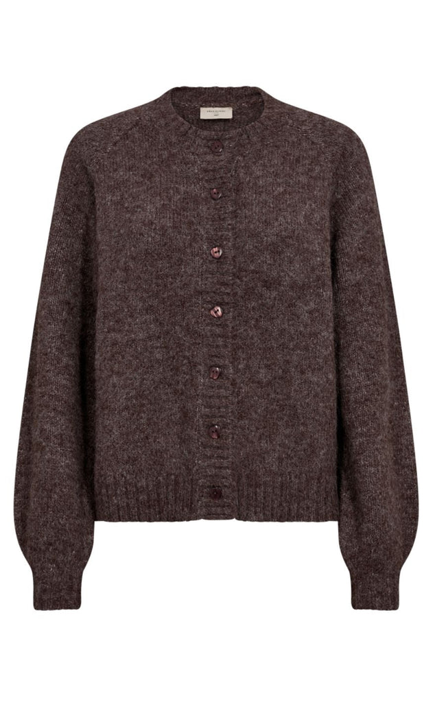 Freequent Cardigan - Louisa - Coffee Bean Melange
