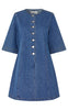 Global Funk Kjole - Nenaya-G - Vintage Blue Wash