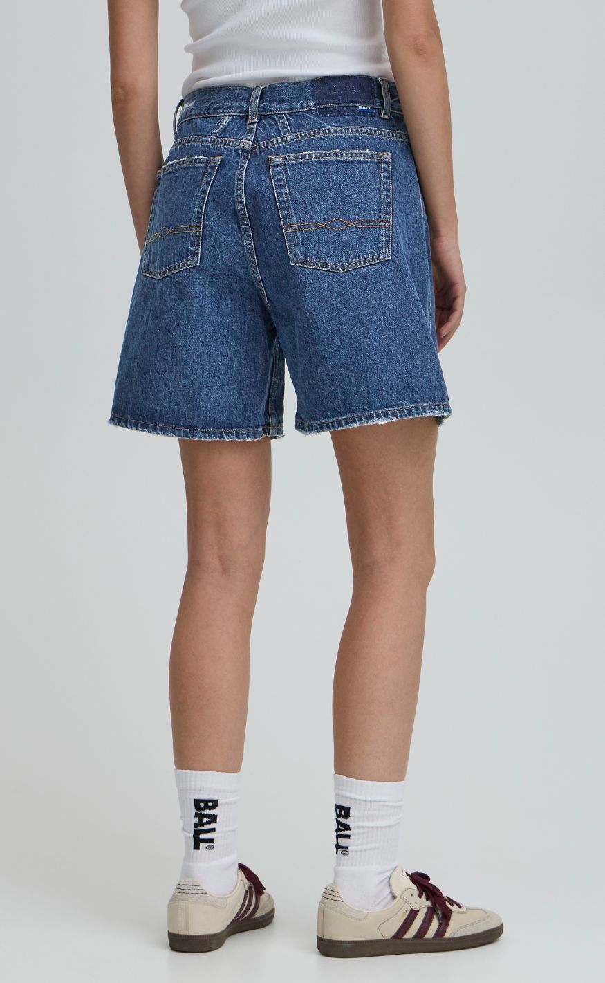 BALL Original Shorts - Serre - Medium Blue Wash