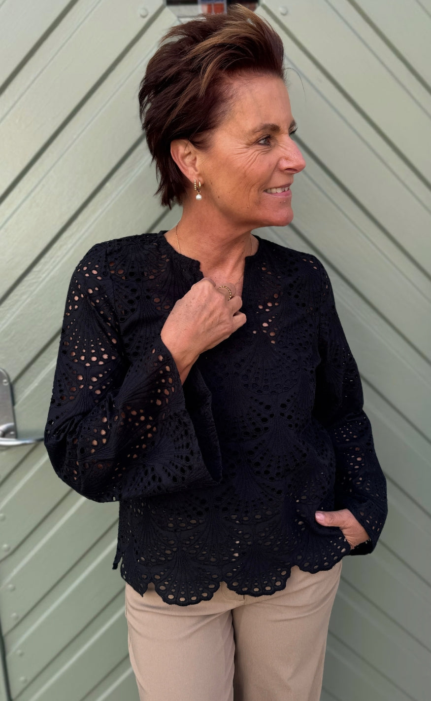 Say INA Copenhagen Bluse - Cille - Black