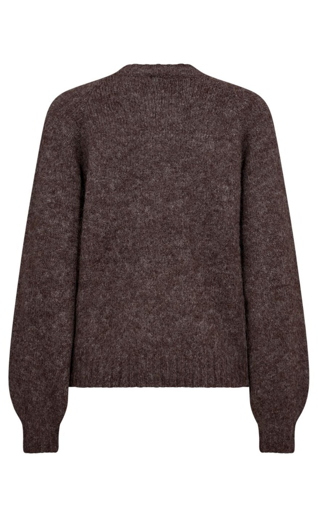 Freequent Cardigan - Louisa - Coffee Bean Melange