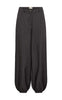 Freequent Bukser - Mali - Dark Grey Mel w Star Off-white