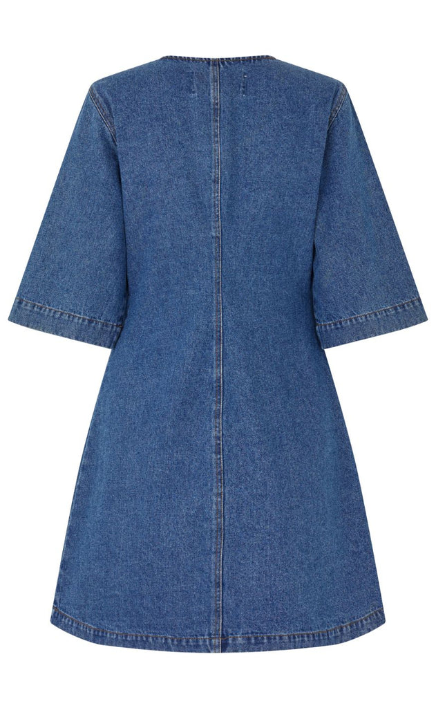 Global Funk Kjole - Nenaya-G - Vintage Blue Wash