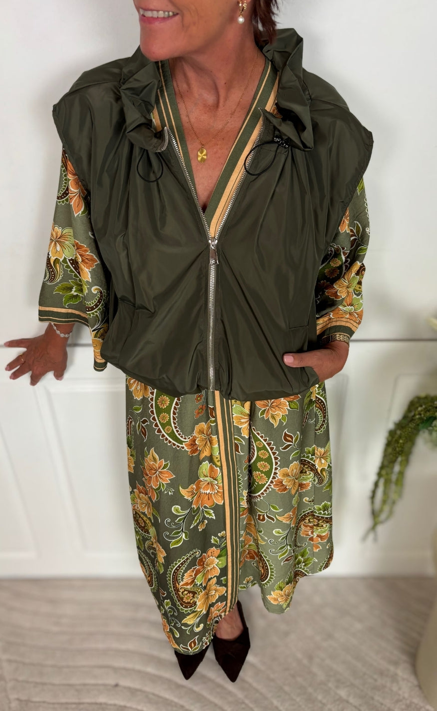 Marta Du Chateau Kjole - Stefania - Military4603tpe