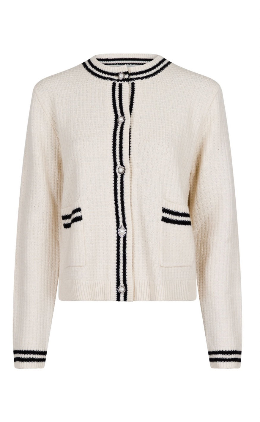 Neo Noir Cardigan - Tilda - Ivory