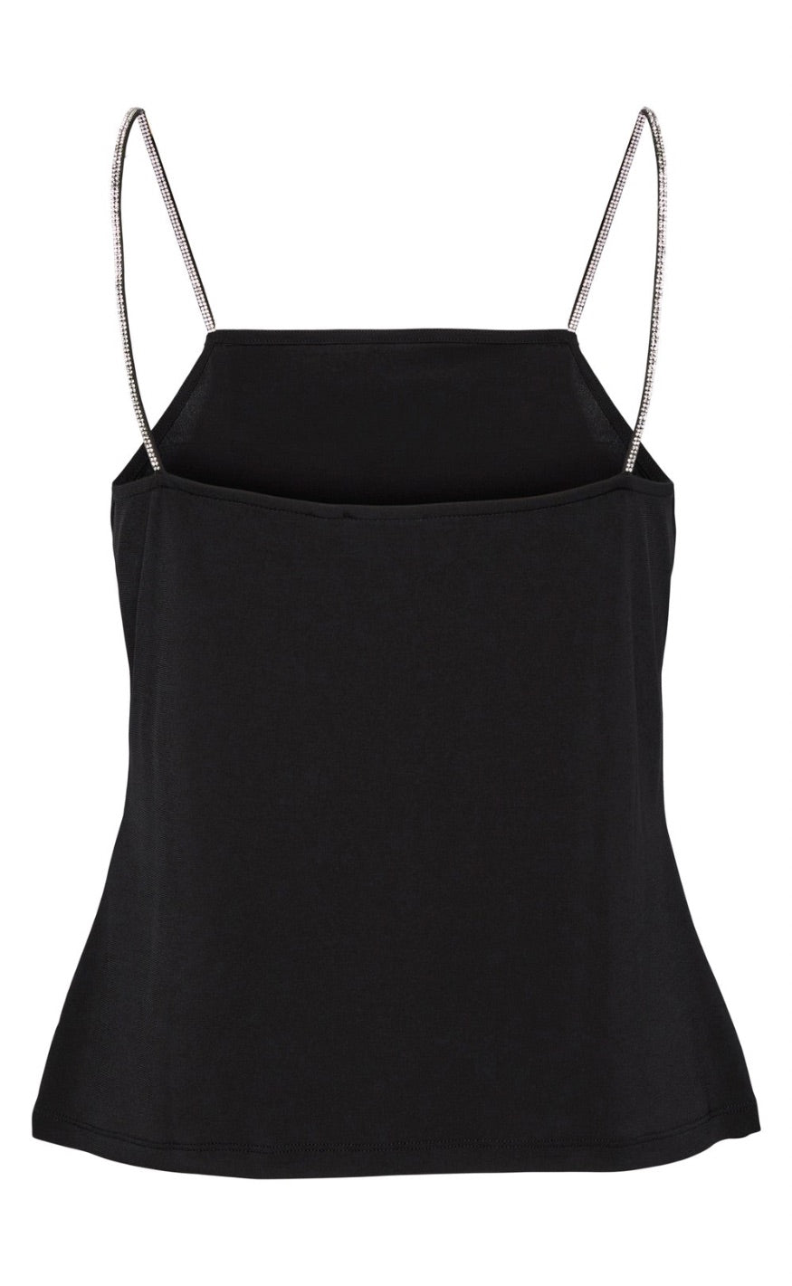 Pieces Topp - Silje - Black