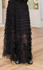 Black Colour Skjørt - Angelina Mesh - Black
