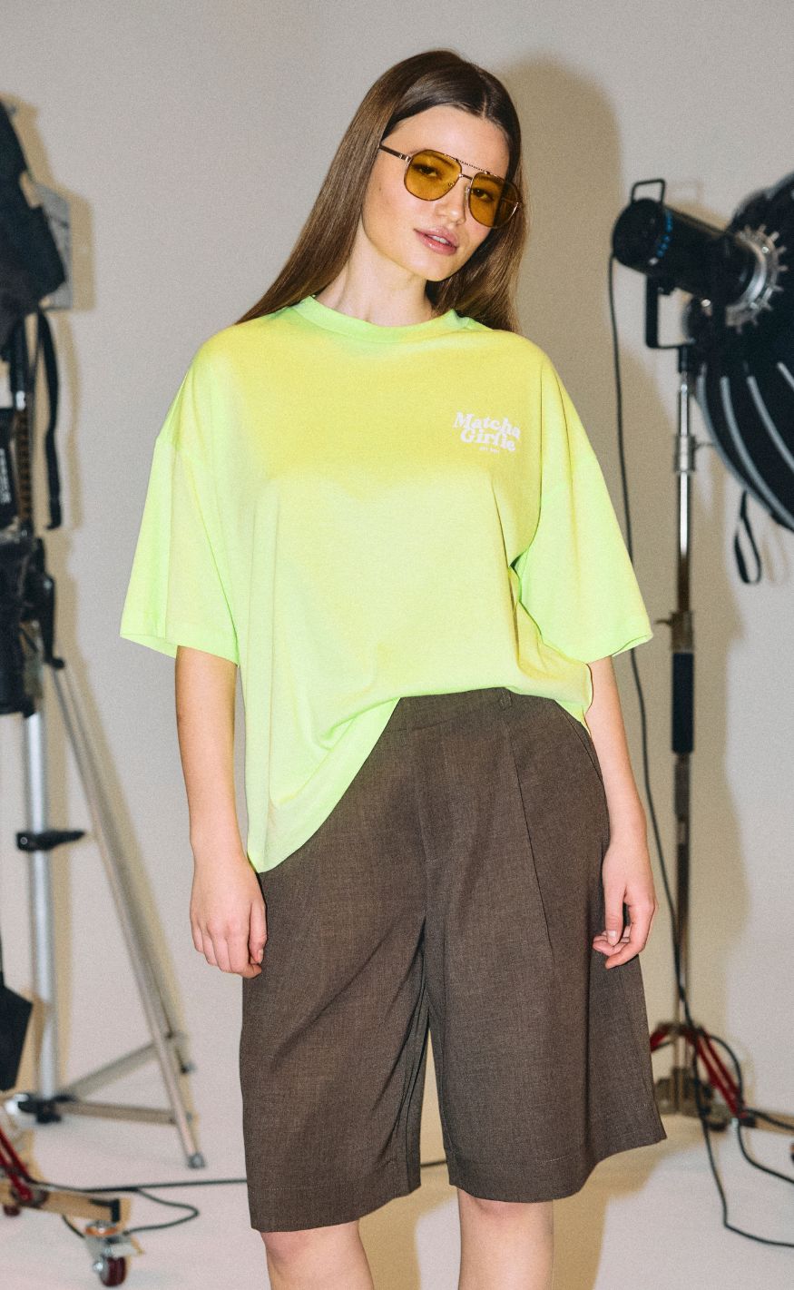 Noisy May T-shirt - Cali Print - Daiquiri Green/Matcha Girlie
