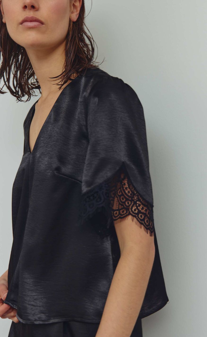 Noella Bluse - Melina - Black