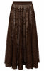 Lollys Laundry Skjørt - Collins Midi - Dark Mokka