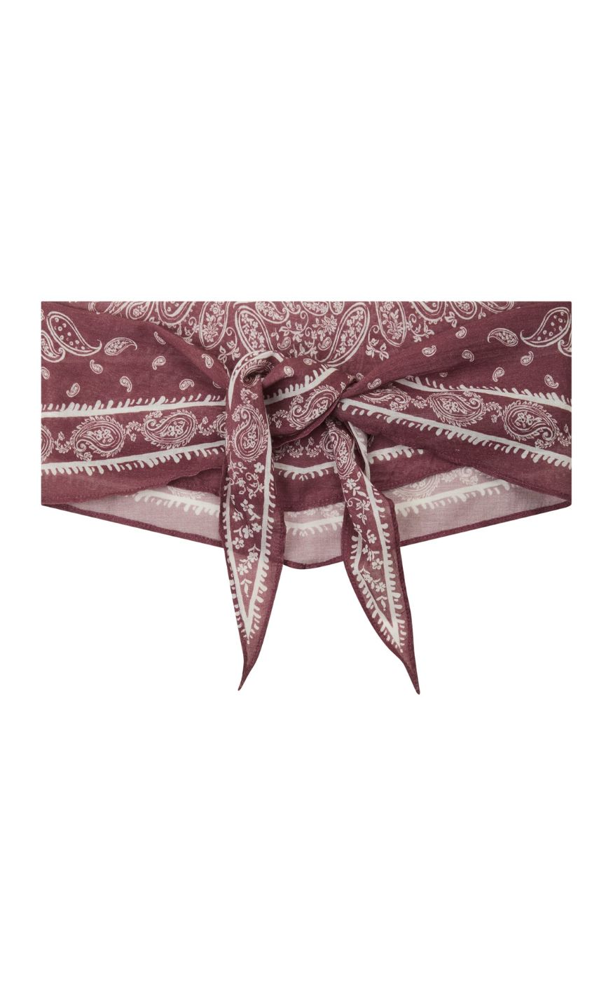 Neo Noir Skjerf - Kinessa Paisley - Dark Rose