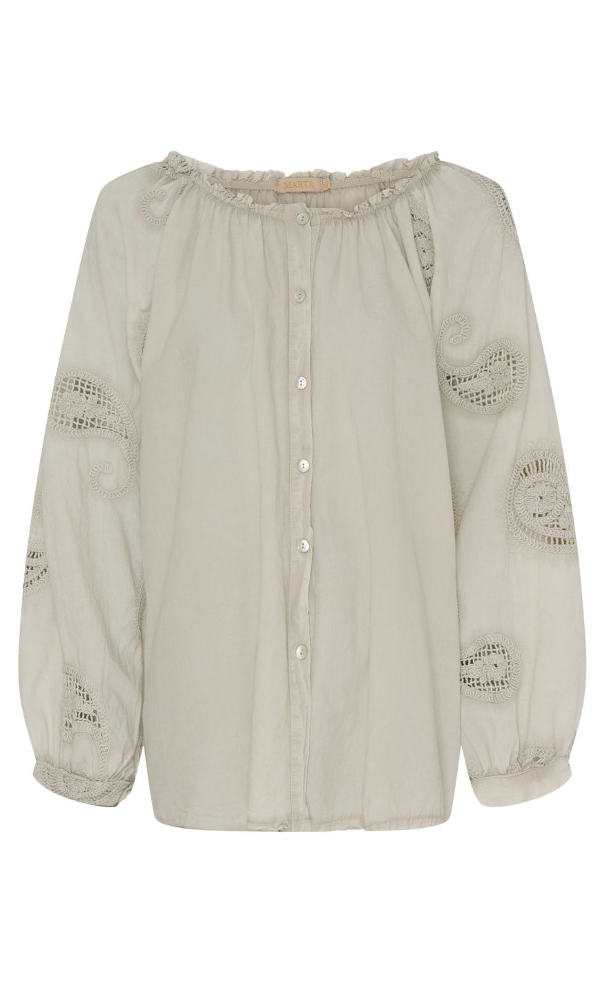 Marta Du Chateau Skjorte - Petty - Beige