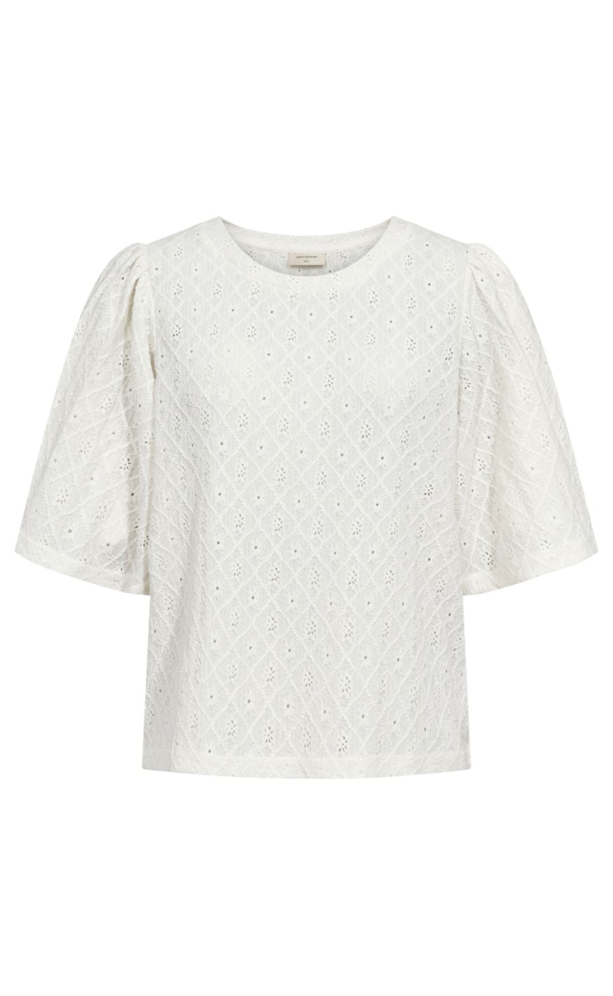 Freequent Bluse - Kiona - Star Off-white