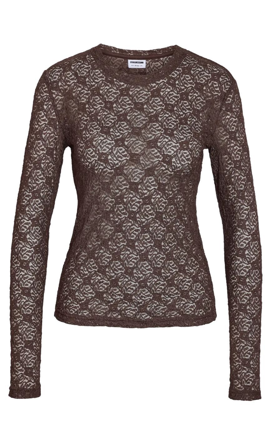 Noisy May Topp - Judith Lace - Chocolate Brown