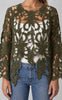 Tim & Simonsen Bluse - Gudrun Lace - Army Green