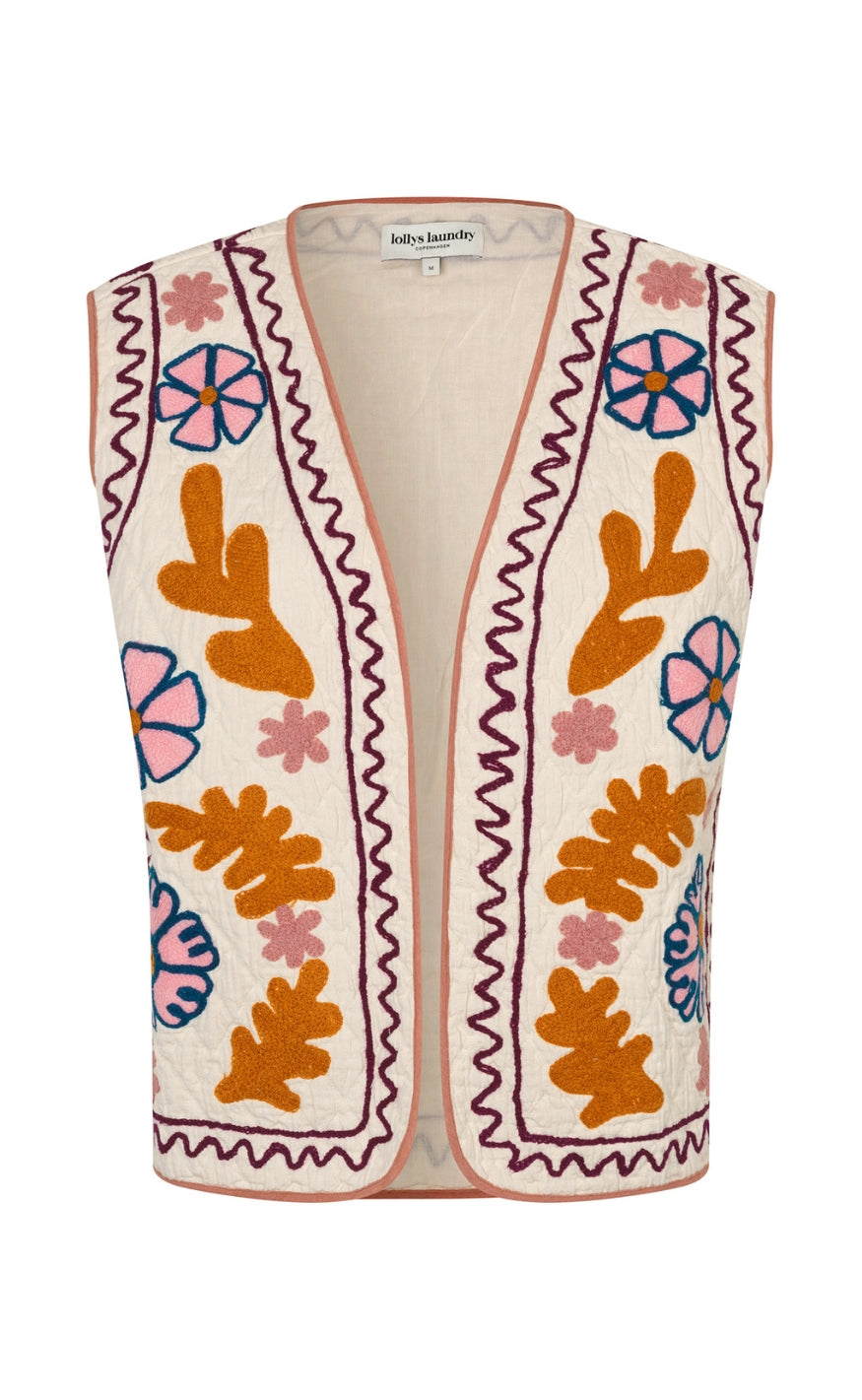 Lollys Laundry Vest - Honey - Creme