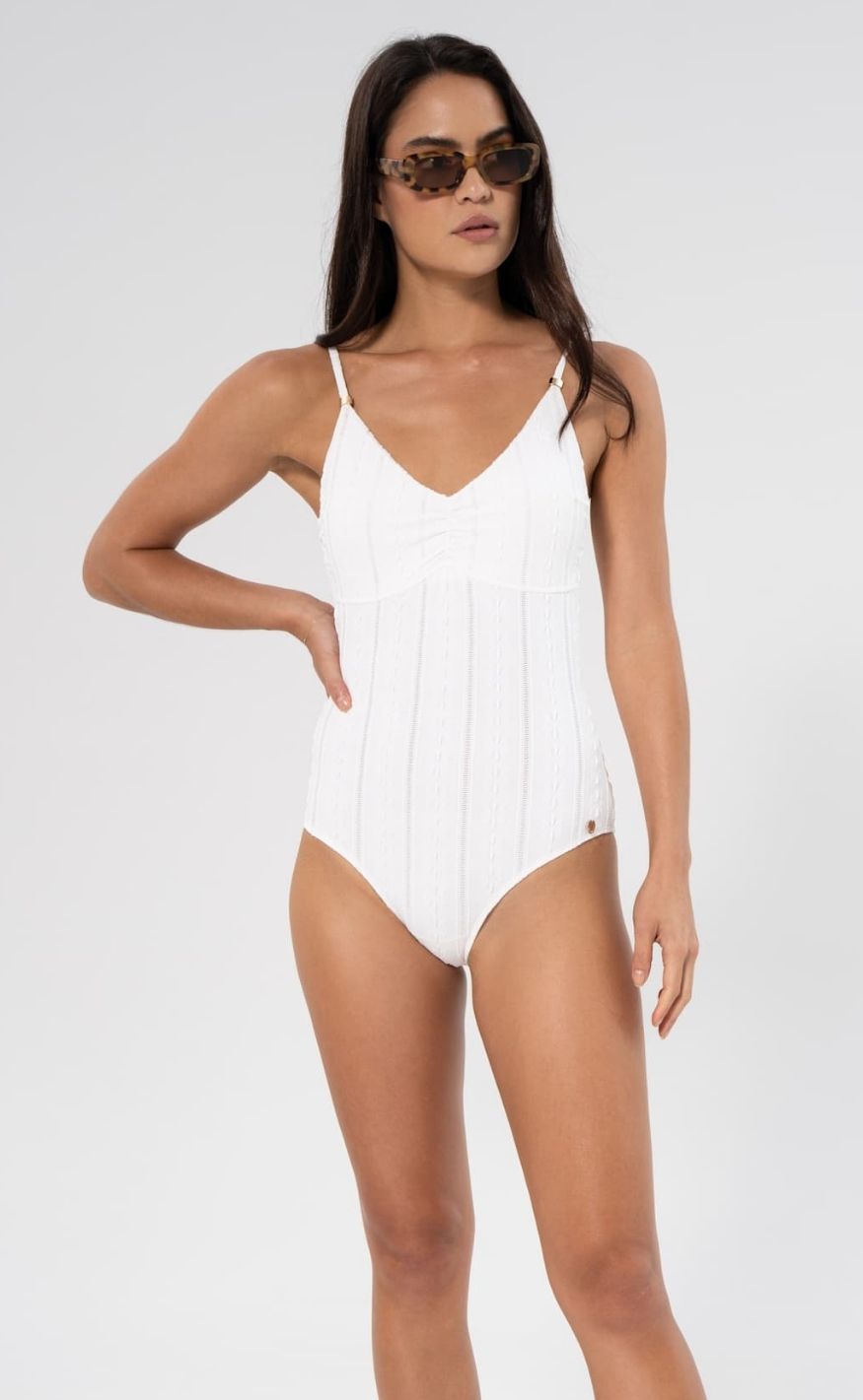 Panos Emporio Badedrakt - Daisy MIlos - White