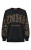 Marta Du Chateau Sweatshirt - Sevilla - Nero/Leo