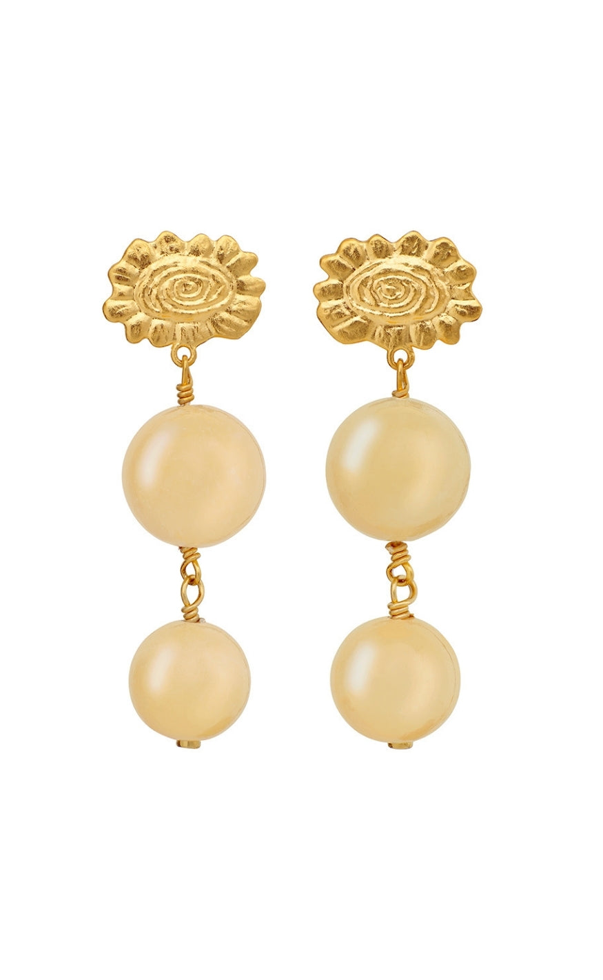 Maanesten Øreringer - Rhoda - Gold Colour