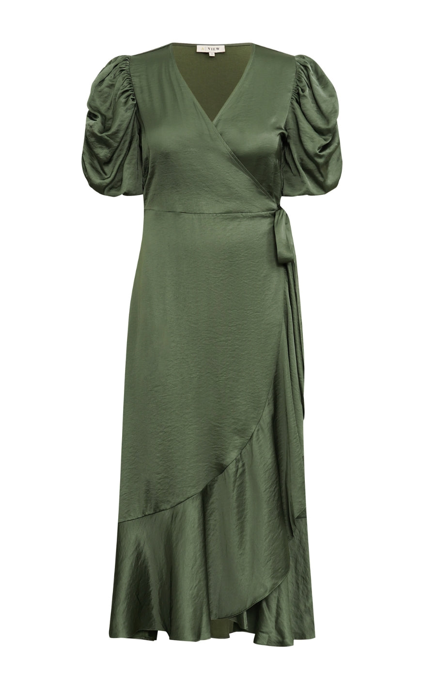 A-View Kjole - Sinda - Dark Green
