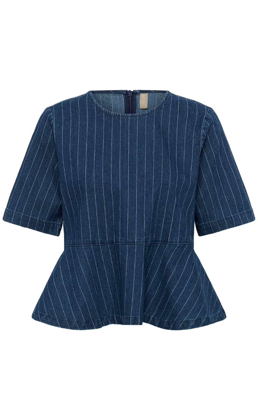 Culture Bluse - Mai Renny - Dark Blue Wash