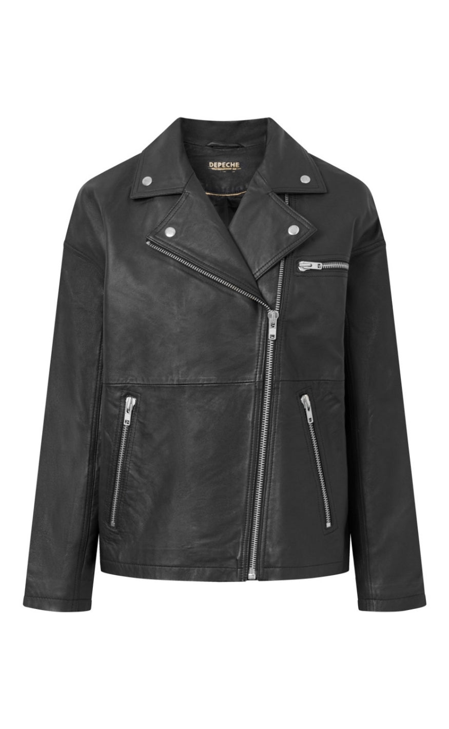 Depeche Jakke - Leah Biker - Black