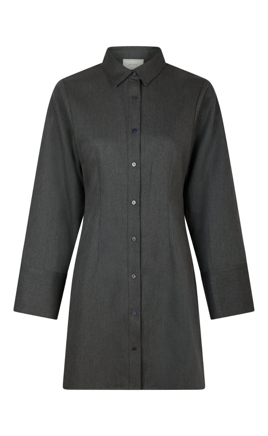 Neo Noir Kjole - Cajsa Solid - Dark Grey