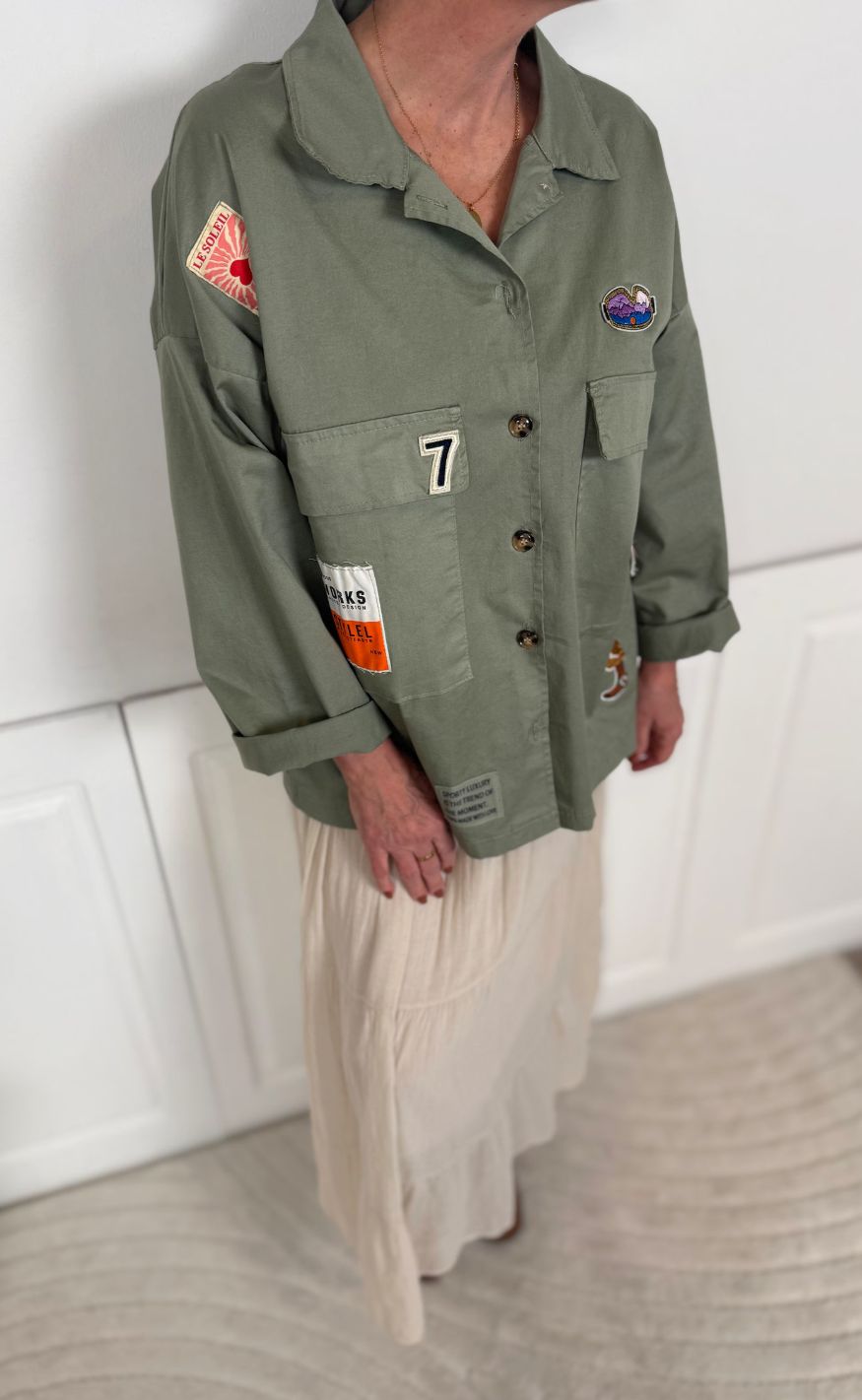 Marta Du Chateau Jakke - Astoria - Military1011