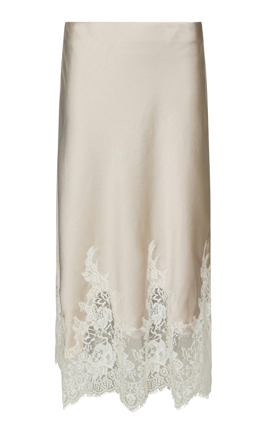 Neo Noir Skjørt - Yelina Heavy Sateen - Champagne