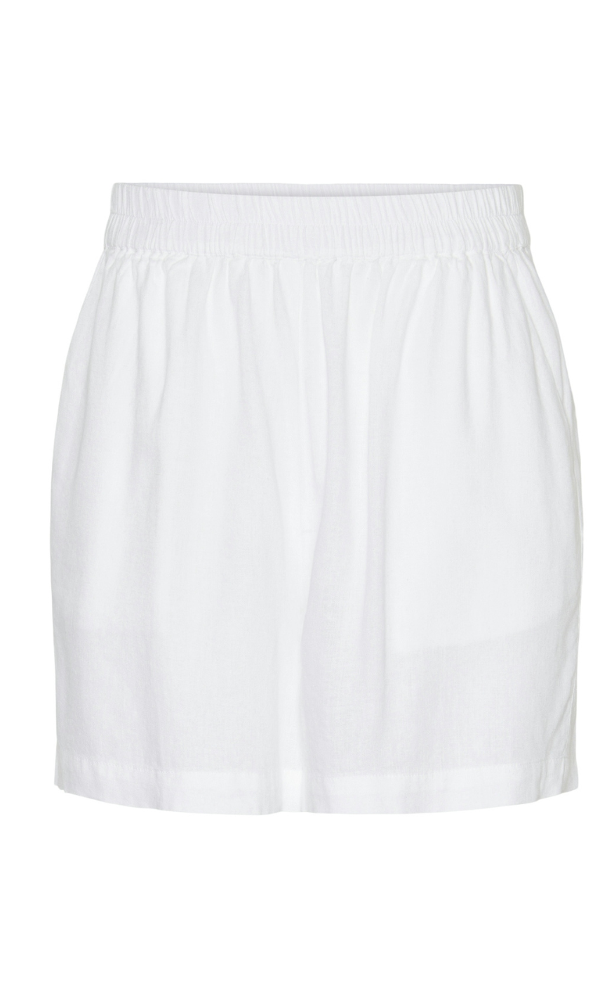 Pieces Shorts - Pia - Bright White
