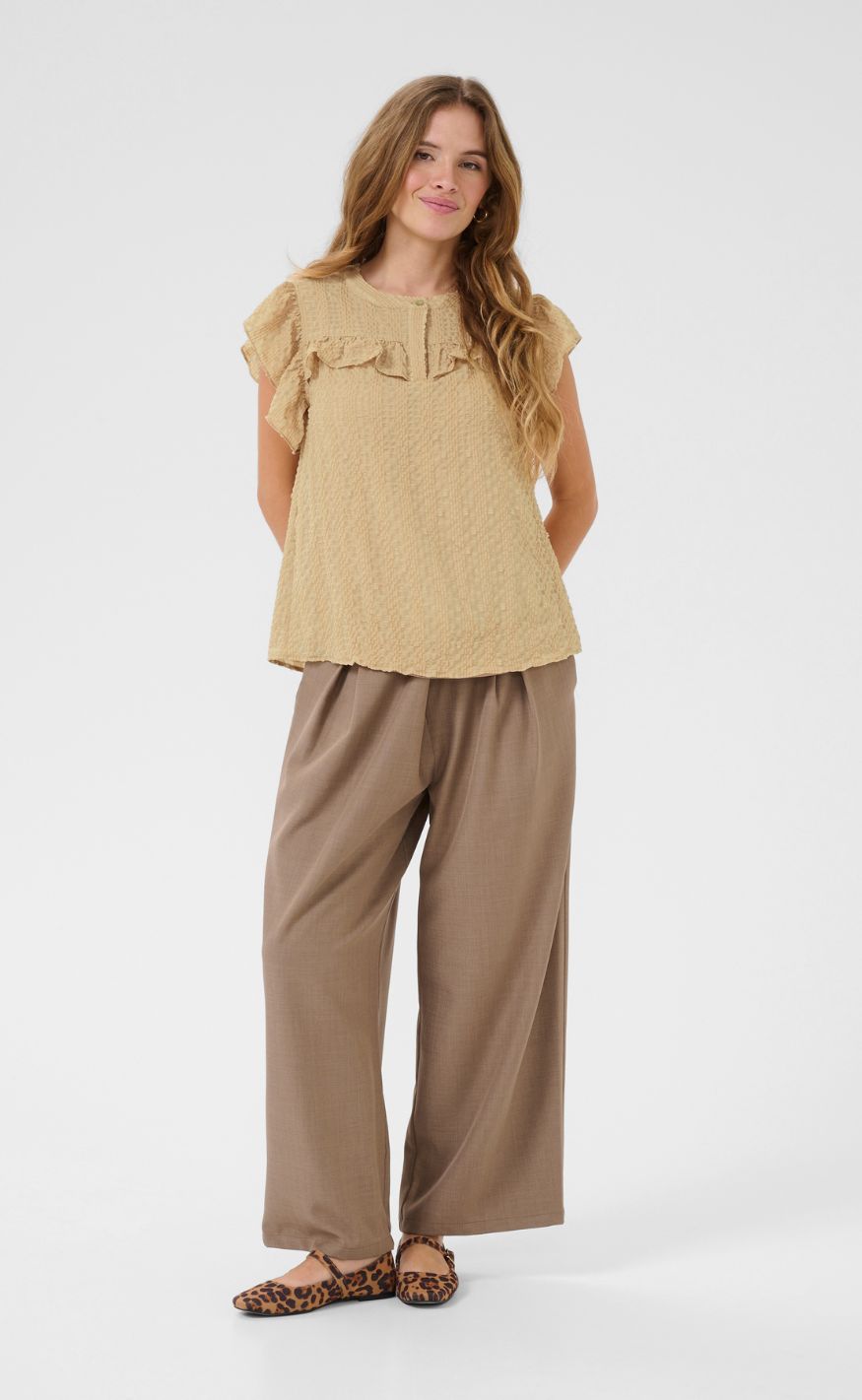 Culture Bluse - Elora - Dune
