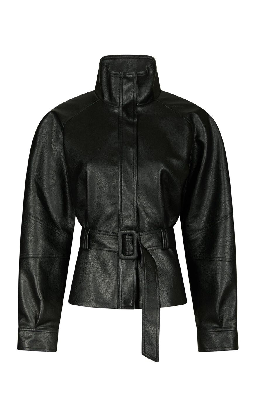 Neo Noir Jakke - Jaclyn Faux - Black