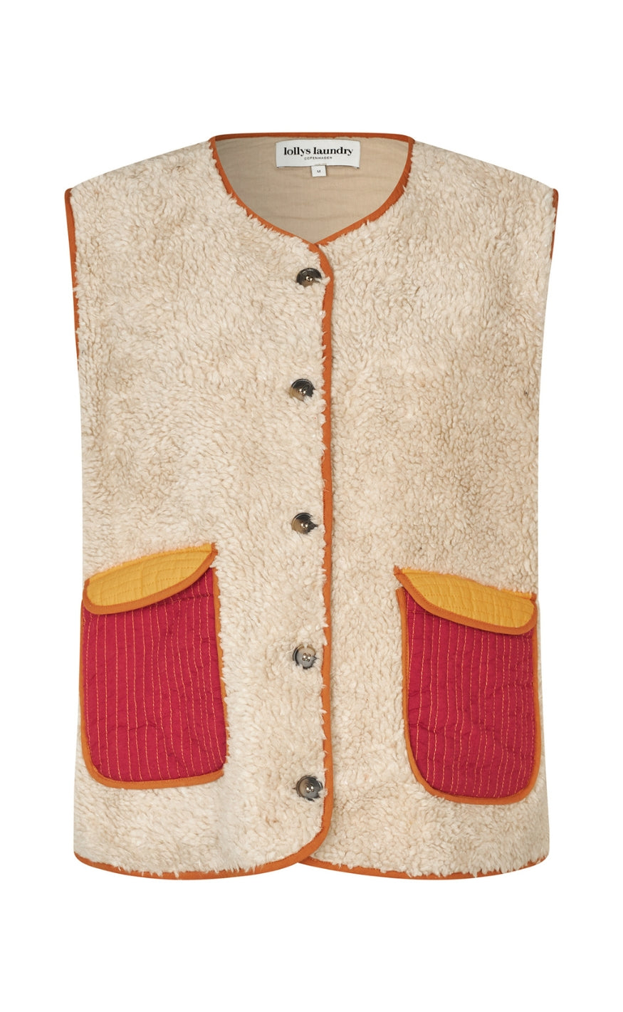 Lollys Laundry Vest - Jace - Beige
