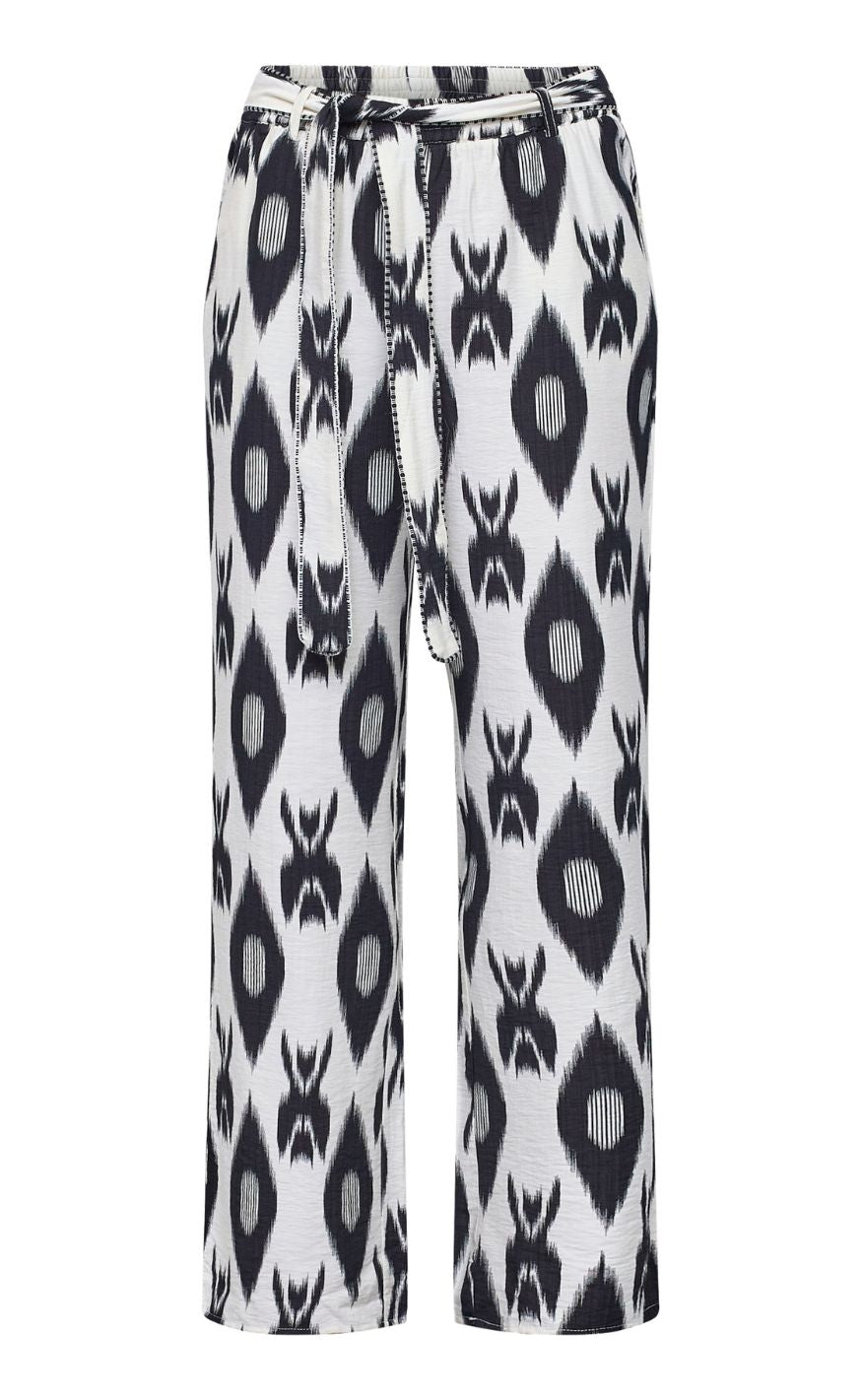 Sisters Point Bukser - ELLA-PA56 - Cream/Black