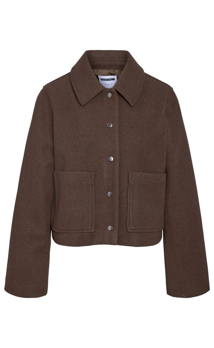 Noisy May Jakke - Lucy Short - Chocolate Brown